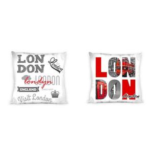 Obojstranná obliečka na vankúš City Londýn 001 - 40x40 cm vyobraziť