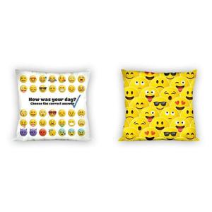 Obojstranná obliečka na vankúš Emoji 018 - 40x40 cm vyobraziť