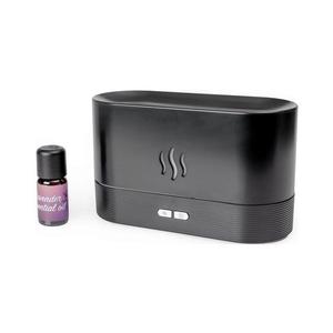 LED RGB Ultrazvukový aróma difúzor a zvlhčovač vzduchu s podsvietením 180ml čierna PADYMF701B vyobraziť