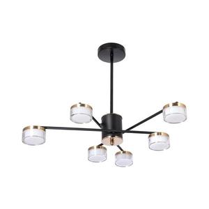 LED Luster na tyči 6xLED/6W/230V 3000-6500K pr. 59 cm zlatá/čierna W-YH1361/6 vyobraziť