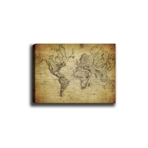 Obraz MAP OF THE CONTINENTS 70 x 100 cm vyobraziť