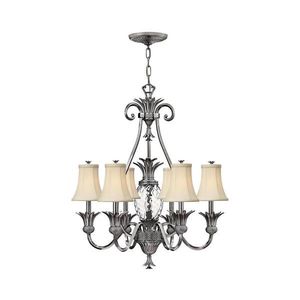 Elstead Hinkley HK-PLANT7-PL - Luster na reťazi PLANTATION 7xE14/40W/230V strieborná HK-PLANT7-PL vyobraziť