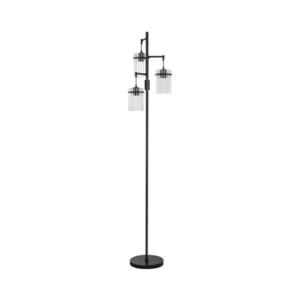Stojacia lampa 3xE27/60W/230V čierna/číra S-FBLT1350-3 vyobraziť