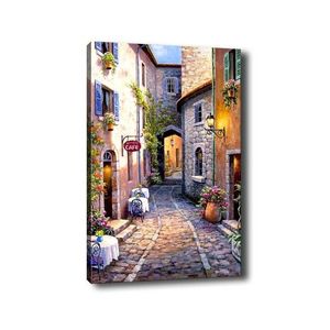 Obraz na plátne Seaside town aisle 50x70 cm vyobraziť