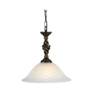 Elstead PB-P-BLK-GOLD - Luster na reťazi PEMBROKE 1xE27/60W/230V PB-P-BLK-GOLD vyobraziť