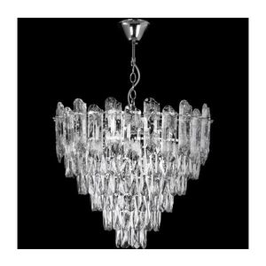 LED luster na reťazi 9xE27/60W/230V + 6xLED/6W pr. 50 cm lesklý chróm W-E2640B/9+6 vyobraziť