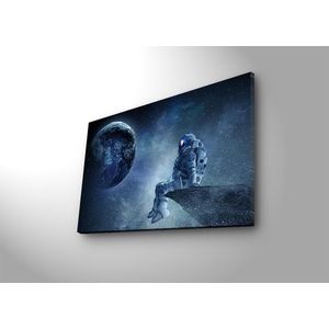 Obraz s LED osvetlením ASTRONAUT VO VESMÍRE II 45 x 70 cm vyobraziť