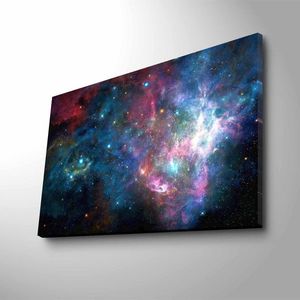 Obraz s LED osvetlením FAREBNÁ GALAXIA 45 x 70 cm vyobraziť