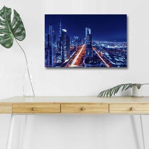 Obraz s LED osvetlením NOČNÉ MESTO 19 45 x 70 cm vyobraziť