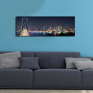 Obraz s LED osvětlením NOČNÍ MĚSTO 37 30 x 90 cm vyobraziť