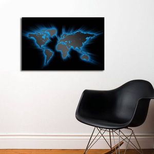 Obraz s LED osvetlením OBRYSY MAPS 35 45 x 70 cm vyobraziť