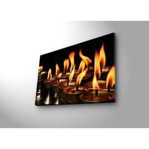 Obraz s LED osvětlením SVIT SVÍČEK 24 45 x 70 cm vyobraziť