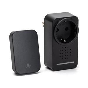 B.V. - Bezdrôtový zvonček do zásuvky 1Z 230V IPX4 čierna B201053L8 vyobraziť