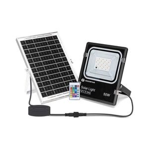 B.V. - LED RGB Stmievateľný solárny reflektor LED/50W/3, 2V IP66 + DO B1020133E vyobraziť