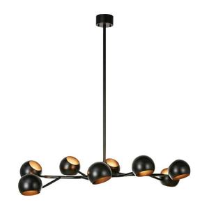 Markslöjd 108852 - Luster na tyči EDGAR 8xE14/40W/230V čierna 108852 vyobraziť