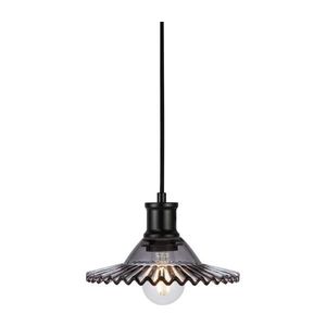 Markslöjd 108854 - Luster na lanku NOVIA 1xE27/40W/230V čierna/dymová 108854 vyobraziť