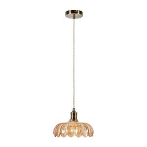 Markslöjd 108858 - Luster na lanku KURAGE 1xE27/40W/230V mosadz/dymová béžová 108858 vyobraziť