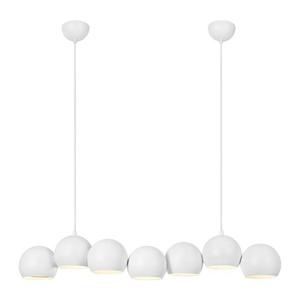 Markslöjd 108859 - Luster na lanku CUPOLO 7xE14/40W/230V biela 108859 vyobraziť