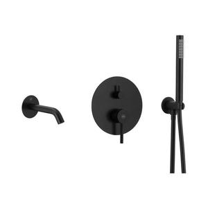 KFA Armatura 5039-401-81 - Vaňová sada s podomietkovou batériou MOZA matná čierna 5039-401-81 vyobraziť