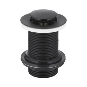 KFA Armatura 660-353-81-Umýv. výpust bez prepadu CLICK-CLACK pr. 6, 2 cm m. čierna 660-353-81 vyobraziť