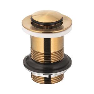 KFA Armatura 660-353-31 - Umýv. výpust bez prepadu CLICK-CLACK pr. 6, 2 cm zlatá 660-353-31 vyobraziť