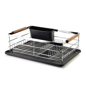 Odkapávač na nádobí BASIC černý/stříbrný vyobraziť