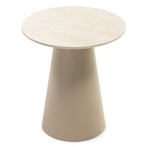 Odkládací stolek Sakala 45 cm travertin/béžový vyobraziť