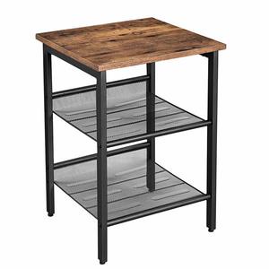 Odkládací stolek Vasagle Bled vintage hnědý/černý vyobraziť