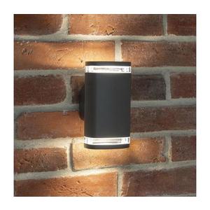 38887 - Vonkajšie nástenné svietidlo ZEVI 2xGU10/10W/230V IP54 antracit 38887 vyobraziť