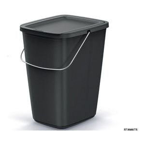 Odpadkový koš COMPACTO FLAS 12 L černý vyobraziť