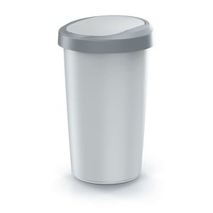 Odpadkový koš COMPACTO FLAS 50 L popelavě šedý/světle šedý vyobraziť