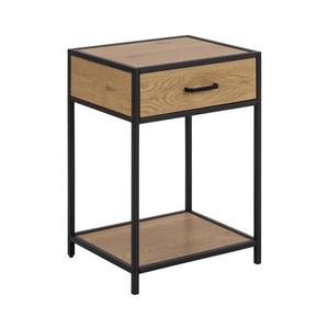 Nočný stolík SARON dub/čierna 0000105302 vyobraziť