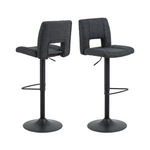 Barová stolička SERENA 1 ks tmavošedá 0000105394 vyobraziť