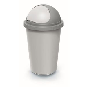 Odpadkový koš COMPACTO ROLL 50 L popelavě šedý/světle šedý vyobraziť
