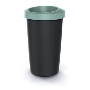 Odpadkový koš COMPACTO světle zelený/černý vyobraziť