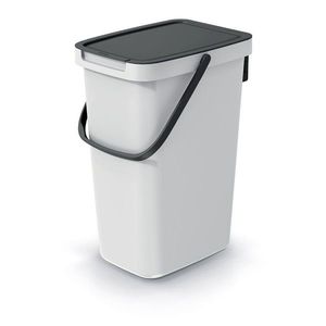 Odpadkový koš Select 12 L popelavě šedý/černý vyobraziť