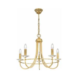 Kolarz 330.85.8C - Krištáľový luster na reťazi IMPERIAL 5xE14/60W/230V zlatá 330.85.8C vyobraziť