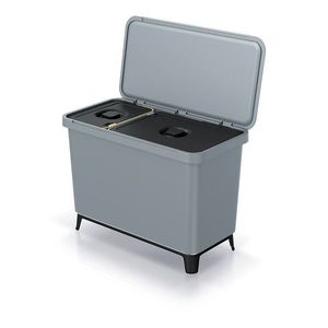Odpadkový kôš SYSTEMO 10 L + 23 L sivý vyobraziť