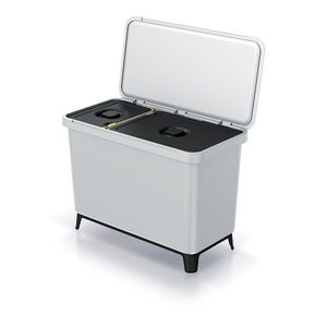 Odpadkový kôš SYSTEMO 10 L + 23 L svetlo šedý vyobraziť