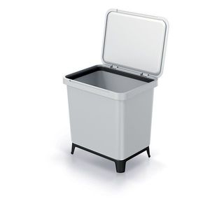 Odpadkový kôš SYSTEMO 29 l svetlosivý vyobraziť