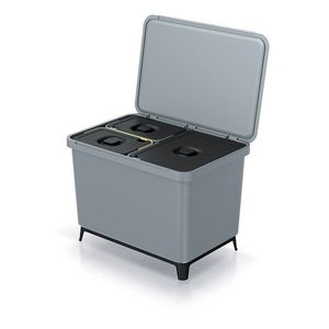 Odpadkový kôš SYSTEMO 2x10 L + 23 L sivý vyobraziť