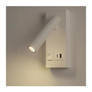Eurolamp LED Nástenné bodové svietidlo s USB LED/2W/230V biela 145-22069 vyobraziť