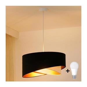 Brilagi - LED Luster na lanku LYRA 1xE27/15W/230V čierna/krémová/zlatá 8590828007418 vyobraziť