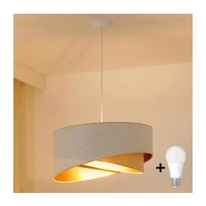 Brilagi - LED Luster na lanku LYRA 1xE27/15W/230V biela/béžová/zlatá 8590828007456 vyobraziť