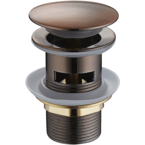 Odtok click-clack s prepadom Mexen 79920 červený bronz vyobraziť