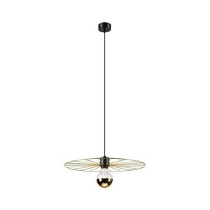 Luster na lanku MONTANA 1xE27/15W/230V pr. 45 cm zlatá/čierna LM-1.265/450 vyobraziť