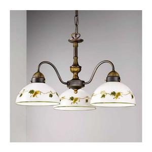 Kolarz 731.83.122 - Luster na reťazi NONNA 3xE27/75W/230V víno 731.83.122 vyobraziť