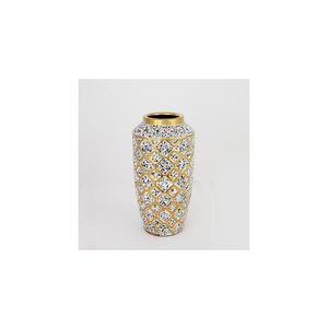 Eurolamp Keramická váza 25x13 cm biela/zlatá/čierna 752-20051 vyobraziť