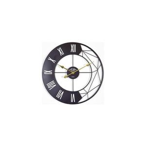 Eurolamp Nástenné hodiny 1xAA pr. 60 cm čierna 753-10024 vyobraziť