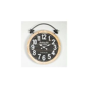 Eurolamp Nástenné hodiny 1xAA pr. 50 cm béžová/čierna 753-13037 vyobraziť